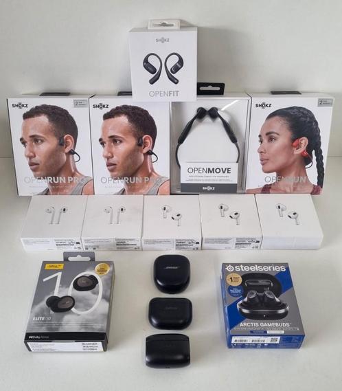 ShokZ, Airpods, Steel Series, Jabra & Bose Oortjes ORGINEEL, Computers en Software, Headsets, Zo goed als nieuw, Ophalen of Verzenden