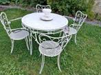 TRES BELLE ENSEMBLE EN FER FORGE, Jardin & Terrasse, Ensembles de jardin, Enlèvement, Utilisé, Chaise