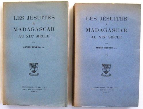 Les Jésuites a Madagascar au XIXe Siècle 1940 Madagaskar, Antiquités & Art, Antiquités | Livres & Manuscrits, Enlèvement ou Envoi