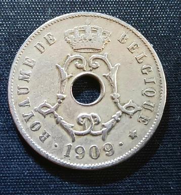 25 cent FR 1909 - Leopold II beschikbaar voor biedingen