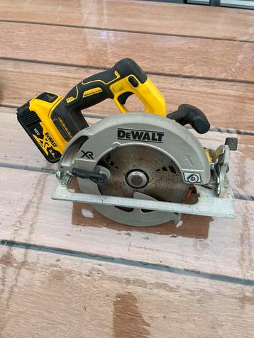 Dewalt cirkelzaag met 1 accu, Enlèvement, Comme neuf, Scie circulaire