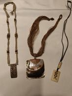 zwarte sier juwelen, Handtassen en Accessoires, Ophalen, Gebruikt, Zwart, Met strass