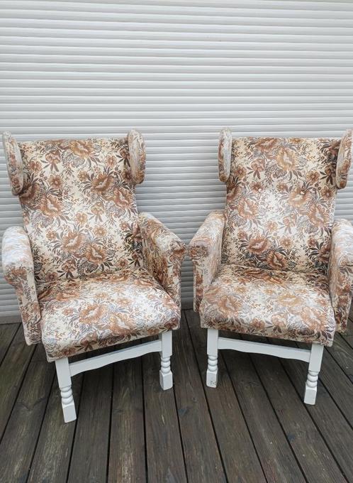 FAUTEUILS "VINTAGE". Voir texte et photos., Antiek en Kunst, Antiek | Meubels | Stoelen en Sofa's, Ophalen