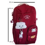 Nieuwe rode rugzak (46  30  18 cm) met gratis hoes, Handtassen en Accessoires, Tassen | Schooltassen, 30 tot 40 cm, Rugtas, Ophalen of Verzenden