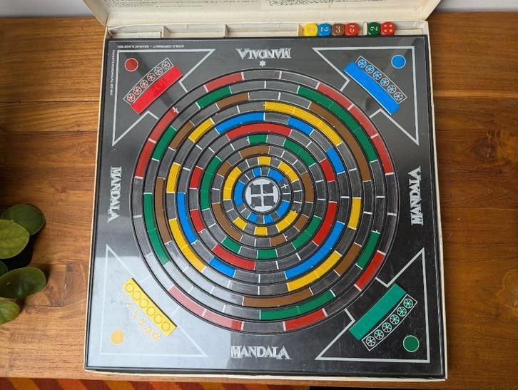 Mandala, vintage gamebord uit 1981, Verzamelen, Retro, Overige typen, Ophalen of Verzenden