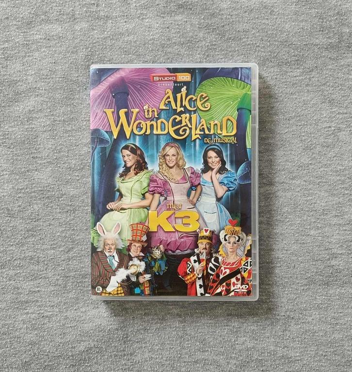 DVD - Musical - Alice in Wonderland - KKJ - Studio 100 - €10, Cd's en Dvd's, Dvd's | Kinderen en Jeugd, Gebruikt, Film, Avontuur