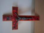 Oud kruisbeeld hoogte 25 cm, Verzamelen, Ophalen, Gebruikt