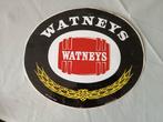 Sticker bier watneys 25x30 cm vintage, Verzamelen, Ophalen of Verzenden, Gebruikt