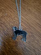 Vintage geëmailleerde zwarte labrador ketting, Ophalen