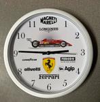 Horloge Ferrari 126C2 Gilles Villeneuve, Maison & Meubles, Accessoires pour la Maison | Horloges, Analogique, Neuf, Horloge murale