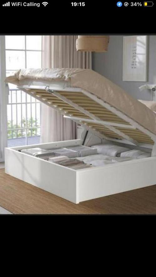Ikea malm, Huis en Inrichting, Slaapkamer | Bedden, Gebruikt, Ophalen