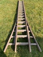 Houten ladder 8 m.  2-delig, Ophalen, Zo goed als nieuw, Ladder