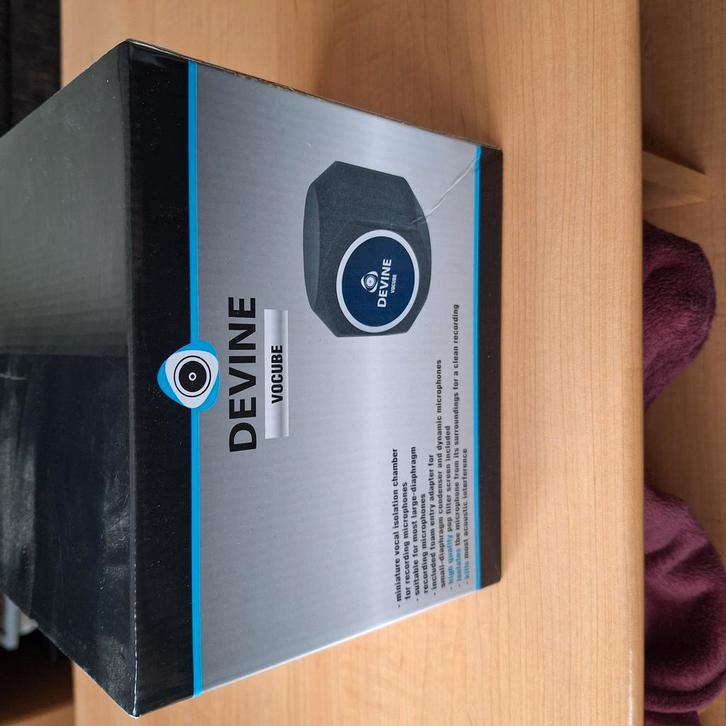 Devine VoCube reflectiefilter en popfilter, nt gebruikt!, Muziek en Instrumenten, Microfoons, Nieuw, Zangmicrofoon, Ophalen