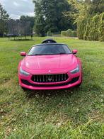 Roze Maserati kinderauto op accu, Ophalen, Zo goed als nieuw