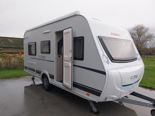 Dethleffs C'Joy 460, Caravans en Kamperen, Caravans, Bedrijf, Dethleffs, 2 aparte bedden, Mover, Serviceluik, Ophalen