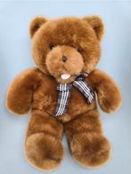 Ours en peluche avec nœud, hauteur 56 cm, peut s'asseoir, Enlèvement ou Envoi, Comme neuf, Ours en tissus, Autres marques