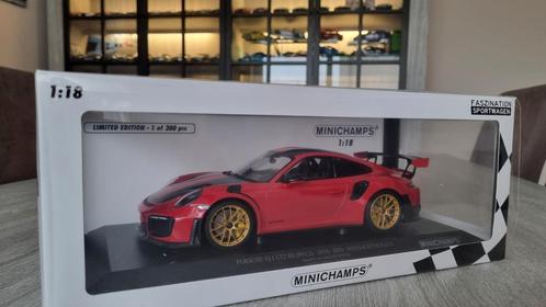 Porsche 991 911 GT2 RS Red Minichamps 1/18 1of300 NEW, Hobby & Loisirs créatifs, Voitures miniatures | 1:18, Neuf, Voiture, MiniChamps