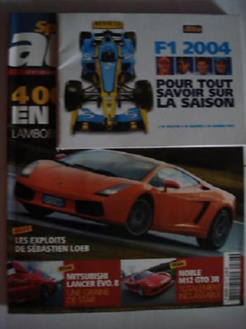 Sport Auto 506 Lamborghini/F1/Lancer EVO 8/Noble M12, Livres, Autos | Brochures & Magazines, Utilisé, Général, Envoi