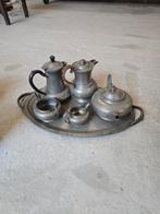 Art deco tinnen set, Antiek en Kunst, Antiek | Tin, Ophalen of Verzenden