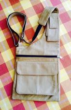 J.O.O.P. kleine leren handtas, Handtassen en Accessoires, Ophalen of Verzenden, Gebruikt, Beige, Handtas