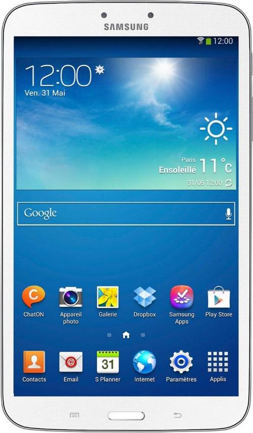 Tablette Samsung Galaxy Tab 3, 8 Pouces 16 GO, Computers en Software, Android Tablets, Zo goed als nieuw, Wi-Fi, 8 inch, 16 GB