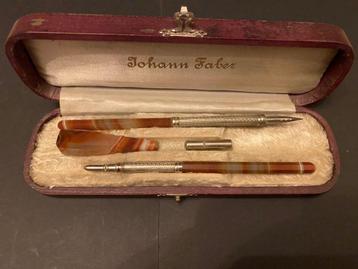 Set Johann  Faber ca. 1890 pen potloodhouter  beschikbaar voor biedingen