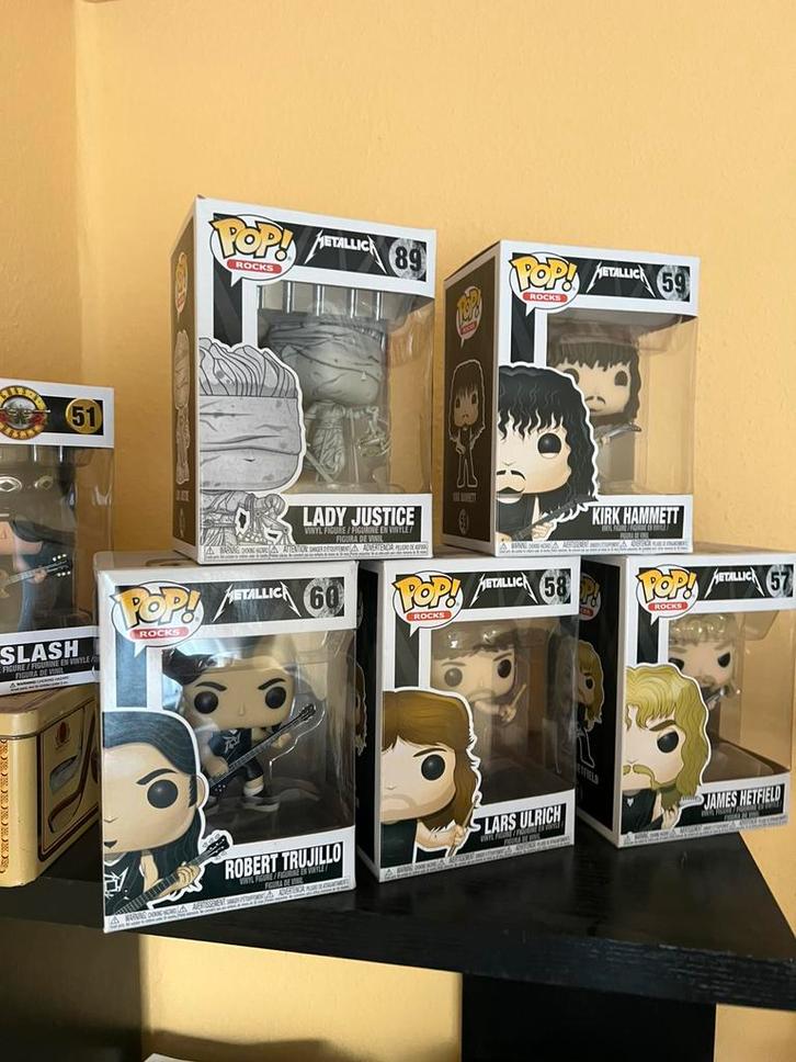 Metallica Funko pop Collection Complete set NEW, Verzamelen, Poppetjes en Figuurtjes, Nieuw, Ophalen of Verzenden
