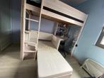 Multifunctionele hoogslaper met zetel/logeerbed & bureau, Huis en Inrichting, Ophalen, Gebruikt, Eenpersoons, 210 cm