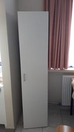 Hoge smalle witte badkamerkast, Ophalen, (Half)hoge kast, Minder dan 50 cm, Zo goed als nieuw