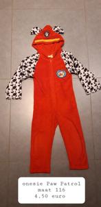 onesie Paw Patrol maat 116, Kinderen en Baby's, Carnavalskleding en Verkleedspullen, Ophalen of Verzenden, Zo goed als nieuw, 110 t/m 116