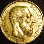 Goud - België - 20 Francs - Leopold II – 1867, Postzegels en Munten, Munten | België, Verzenden, Goud, Losse munt, Goud
