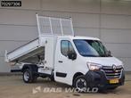 Renault Master 145PK Kipper met Kist Dubbellucht 3,5t Trekha, Stof, Gebruikt, Renault, Wit