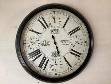 !!! Mega grote Wereldklok 95 cm diameter !!! beschikbaar voor biedingen