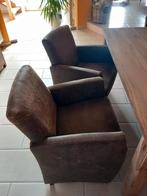 Eetkamer zeteltjes, Huis en Inrichting, Stoelen, Ophalen, Bruin, Zo goed als nieuw, Stof