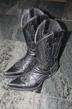 Stoere New Rock zwarte laarzen met stainless steel hak mt 43, New Rock, Ophalen of Verzenden, Zwart, Boots