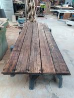 Oude eiken wagon planken. 2.6m x 44mm x220 mm, Tuin en Terras, Palen, Balken en Planken, Ophalen, Gebruikt, Planken