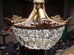 VINTAGE ORIGINEEL KRISTALLAMP +WANDLAMPJE, Ophalen, Gebruikt, VINTAGE/ANTIEK/BROCANT, Glas