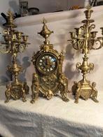 Groot zwaar antiek bronzen stel, Antiek en Kunst, Ophalen