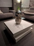 Table basse blanche pivotante à 360 degrés, Maison & Meubles, Tables | Tables de salon, Enlèvement