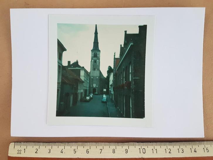 Foto Brugge Sint Annakerk, Verzamelen, Foto's en Prenten, Gebruikt, Foto, Gebouw, 1980 tot heden, Ophalen of Verzenden