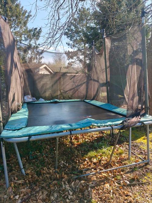 Ruime trampoline Optimum  240 x 305 cm, Kinderen en Baby's, Speelgoed | Buiten | Trampolines, Gebruikt, Ophalen