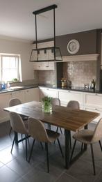 Massief houten tafel, Ophalen