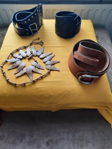 Set van 4 heup-riemen / ceinturen te koop ! beschikbaar voor biedingen