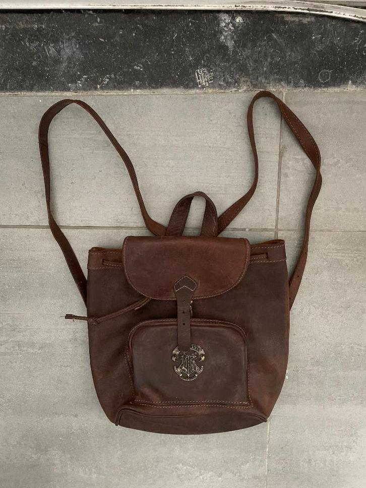 Grand sac à bandoulière en cuir Harry Potter Hogwarts, Verzamelen, Harry Potter, Zo goed als nieuw, Gebruiksvoorwerp, Ophalen of Verzenden