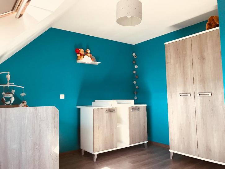 Chambre complète bébé/enfant (lit évolutif), Kinderen en Baby's, Kinderkamer | Complete kinderkamers, Zo goed als nieuw, Jongetje of Meisje