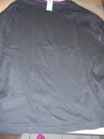 zwarte t-shirt 146/152, Comme neuf, Garçon ou Fille, Chemise ou À manches longues, Enlèvement ou Envoi