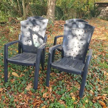 Terasstoelen in pvc  beschikbaar voor biedingen