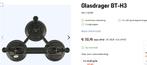 glasdrager aluminimun 3 zuignappen, Enlèvement ou Envoi, Comme neuf, Autres types