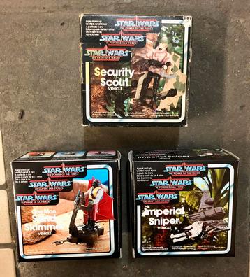 Star Wars Vintage Skimmer Security Scout Imperial Sniper beschikbaar voor biedingen