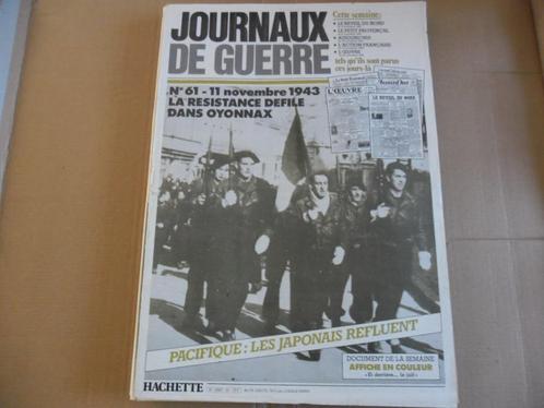 Journaux de guerre VI complet avec affiches de propagande, Collections, Revues, Journaux & Coupures, Journal, 1940 à 1960, Enlèvement ou Envoi